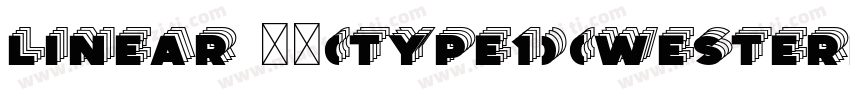 Linear 常规(Type1)(western)字体转换